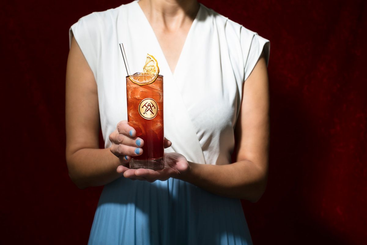 Twin Peaks themed cocktail shoot for Stonecutter Spirits. Beverage photography by JAM Creative, photographers in Burlington Vermont. 