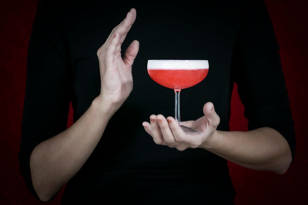 Twin Peaks themed cocktail shoot for Stonecutter Spirits. Beverage photography by JAM Creative, photographers in Burlington Vermont. 