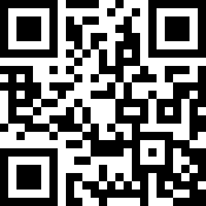 A black and white qr code on a white background.