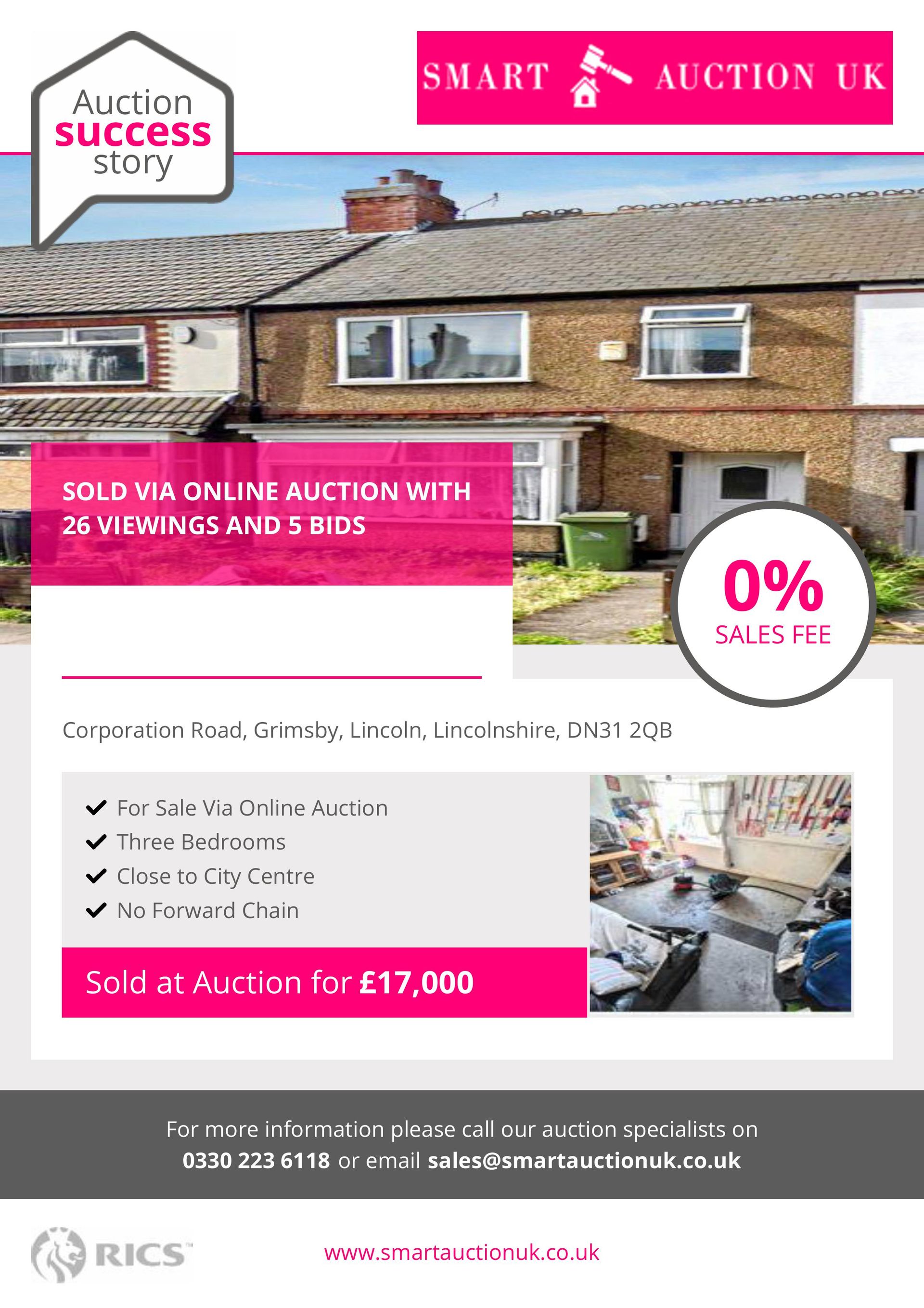 Smart Auction UK Sold for £145,000
