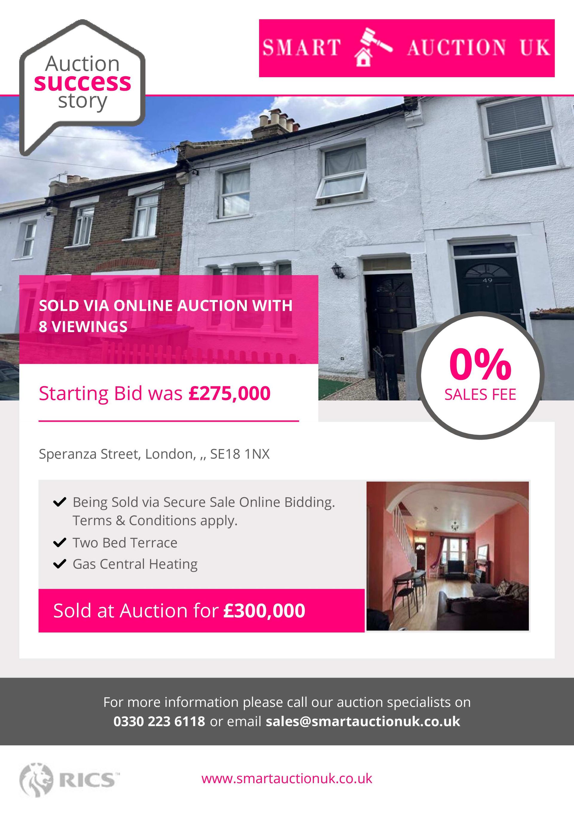 Smart Auction UK Sold for £300,000