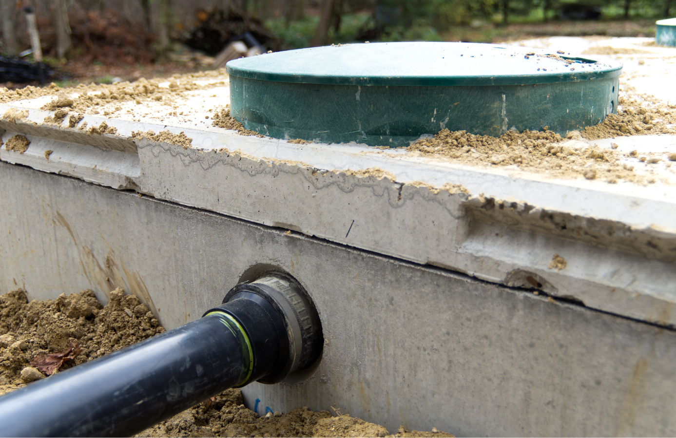 Septic tank pumping hook up