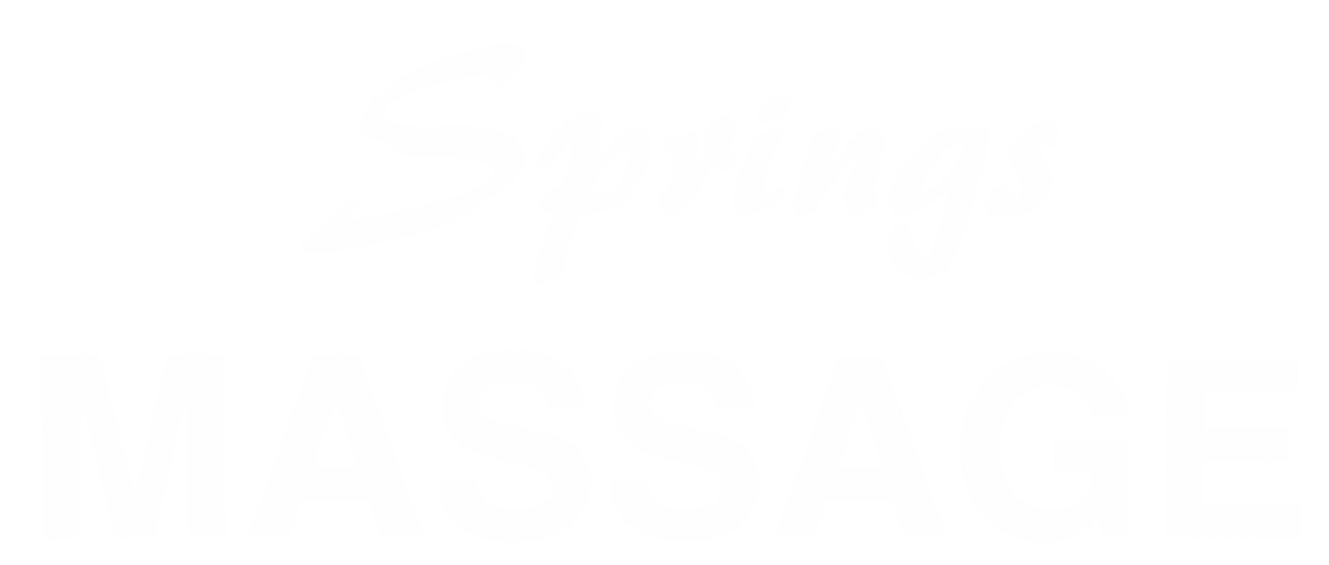 Springs Massage, Powder Springs, GA white logo