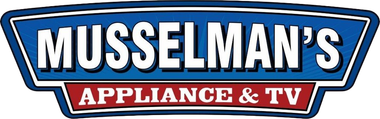 Musselman's Appliance & TV, Inc. A blue and white logo for musselman 's appliance and tv