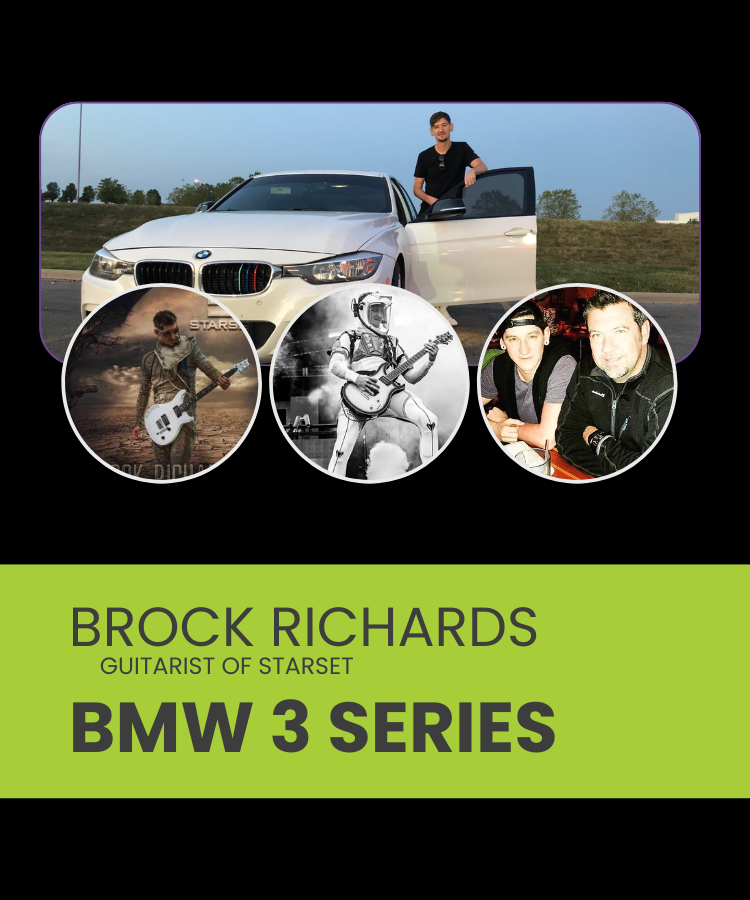 Brock Richards, Guitarist of Starset, BMW 3 Series - A customer at CarZmedics