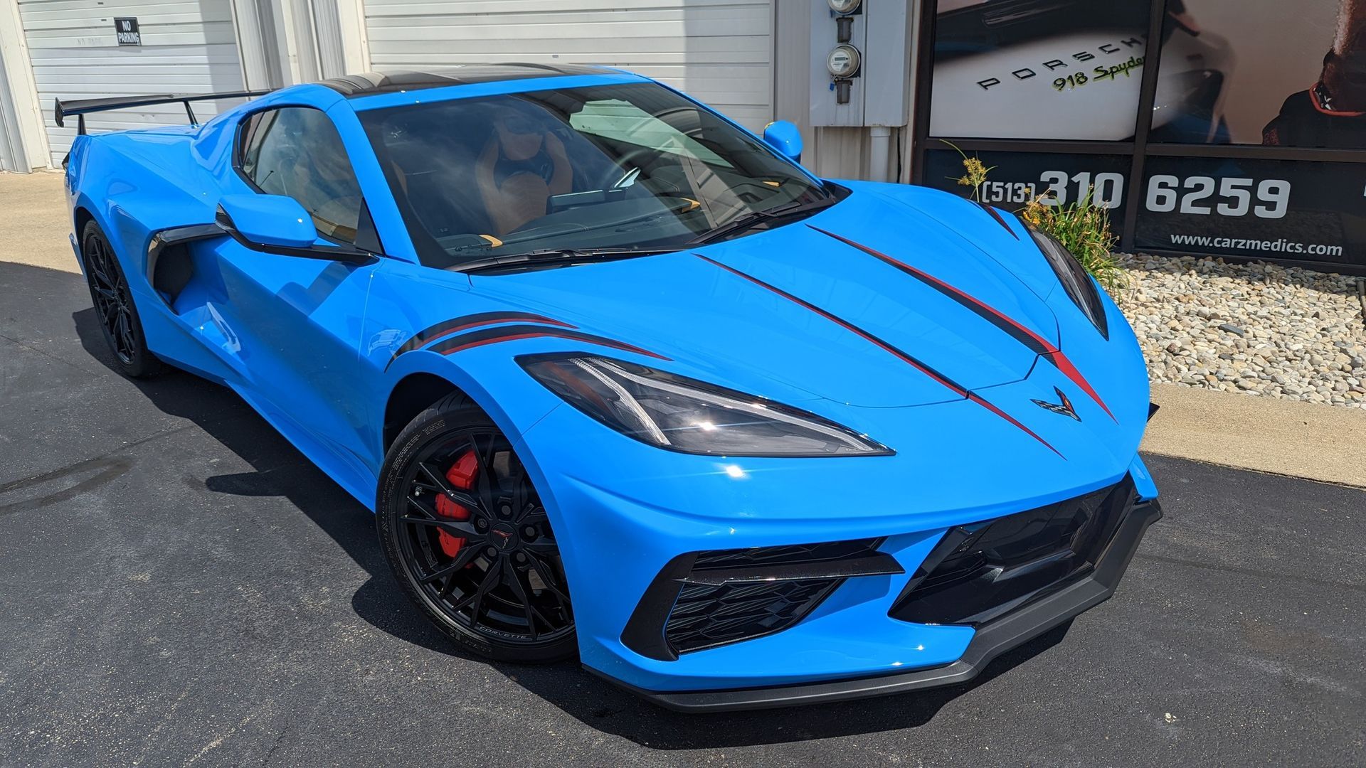 Ceramic Coated C8 Corvette at CarZmedics Cincinnati