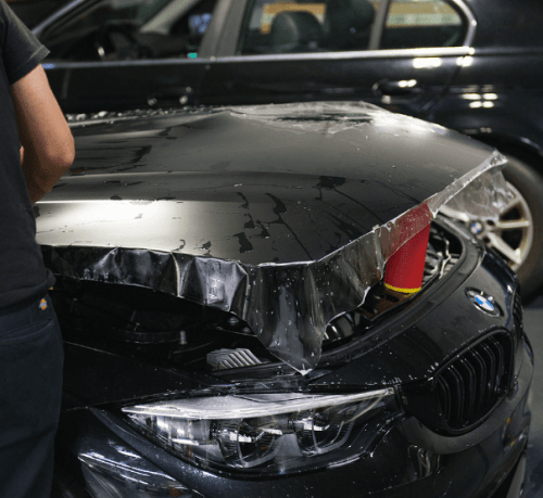 Installing Paint Protection Film On The Hood