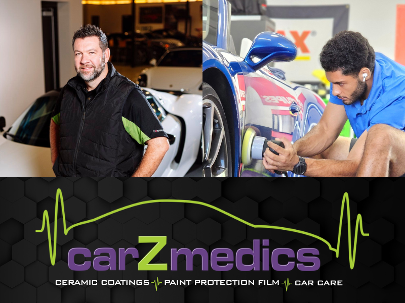 Jason and Rajaie, co-owners of CarZmedics Ceramic Coatings.