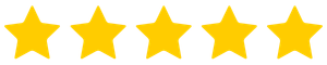 5 star reviews icon