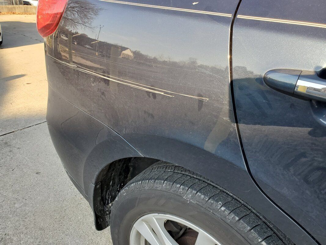 Rear Car Scratch Damage