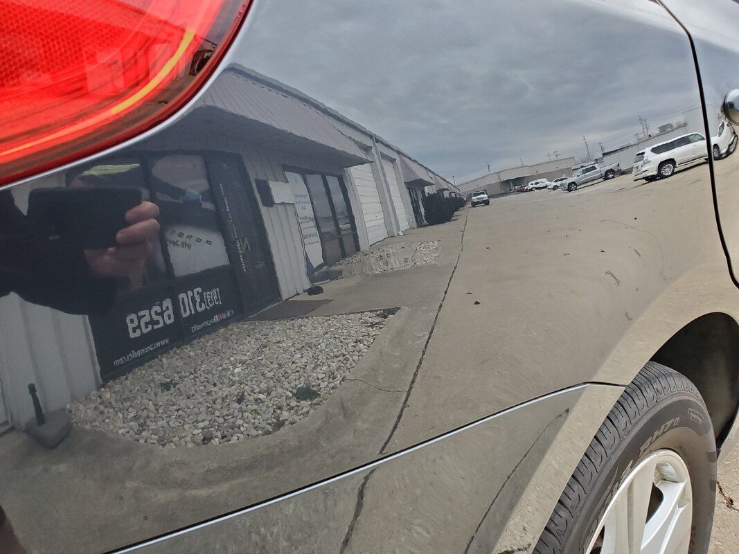Rear Car Scratch Damage Repaired