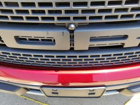 Front Bumper Scratch Damage Repaired On A Truck