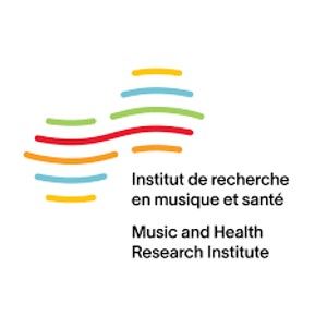 The logo for the music and health research institute