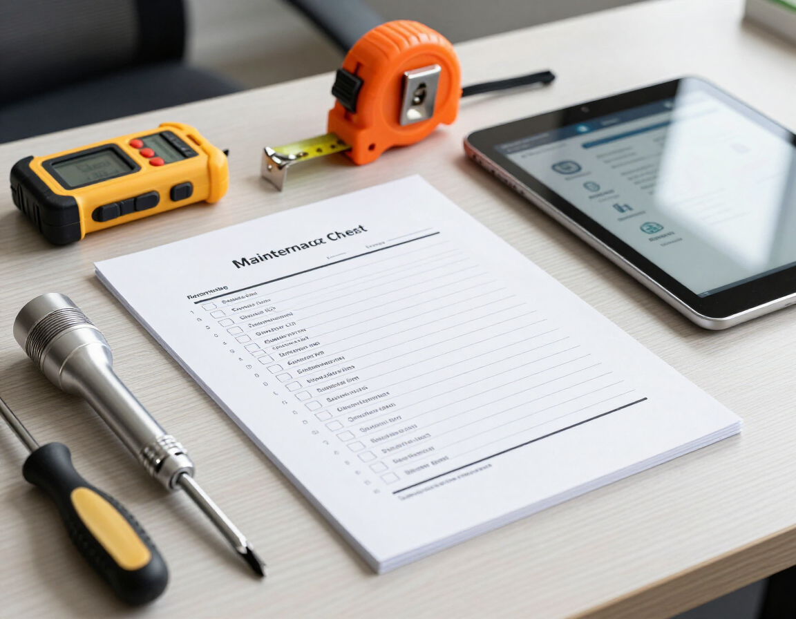 Registro de mantenimiento y control preventivo para la administración de un condominio