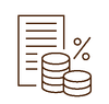 Tax preparation services icon