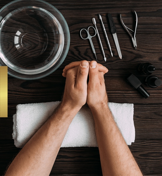 Men's Sport Manicure at A.F. Bennett Salon & Wellness Spa Men's Sport Manicure at A.F. Bennett Salon & Wellness Spa