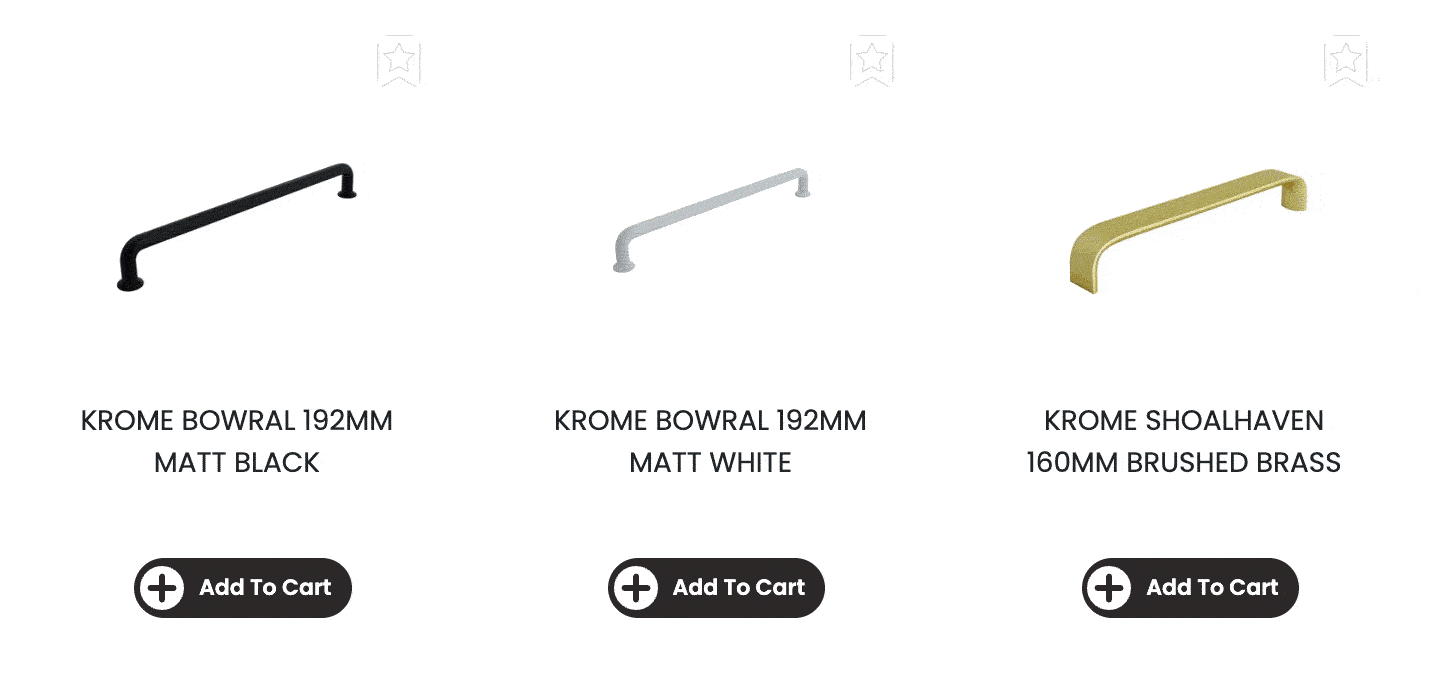 DIY Cabinets with hardware and appliances in Ballarat