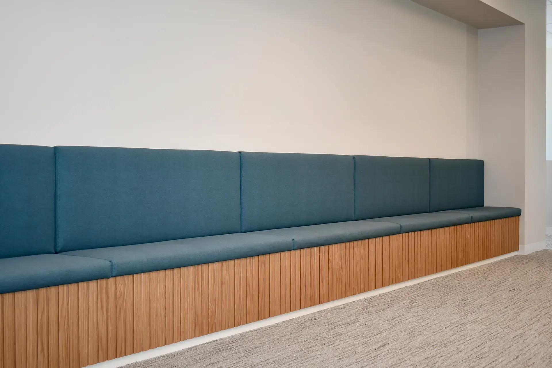 Custom waiting room cabinets by Creative Cabinetry, Ballarat