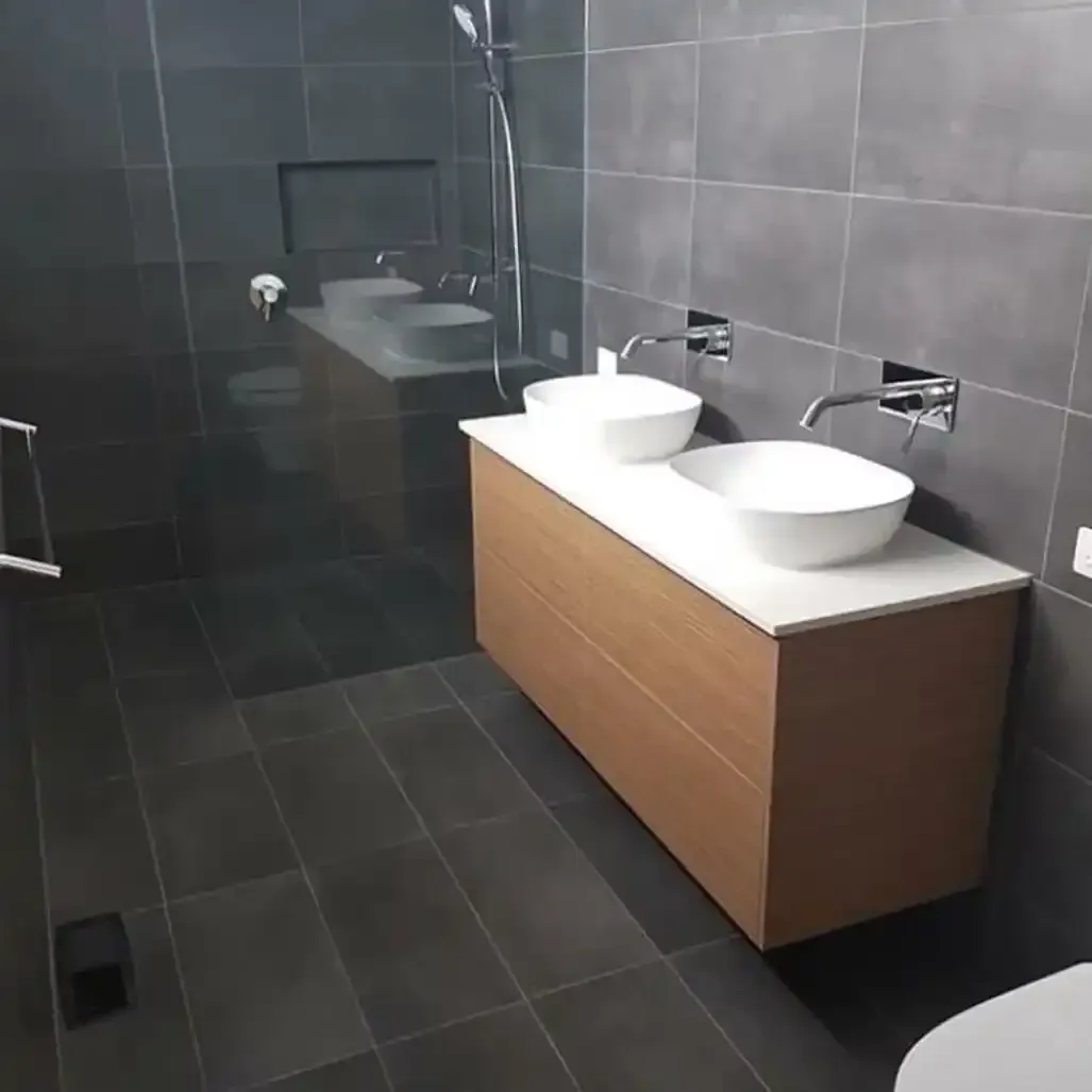 New bathroom cabinets by Creative Cabinetry Ballarat.