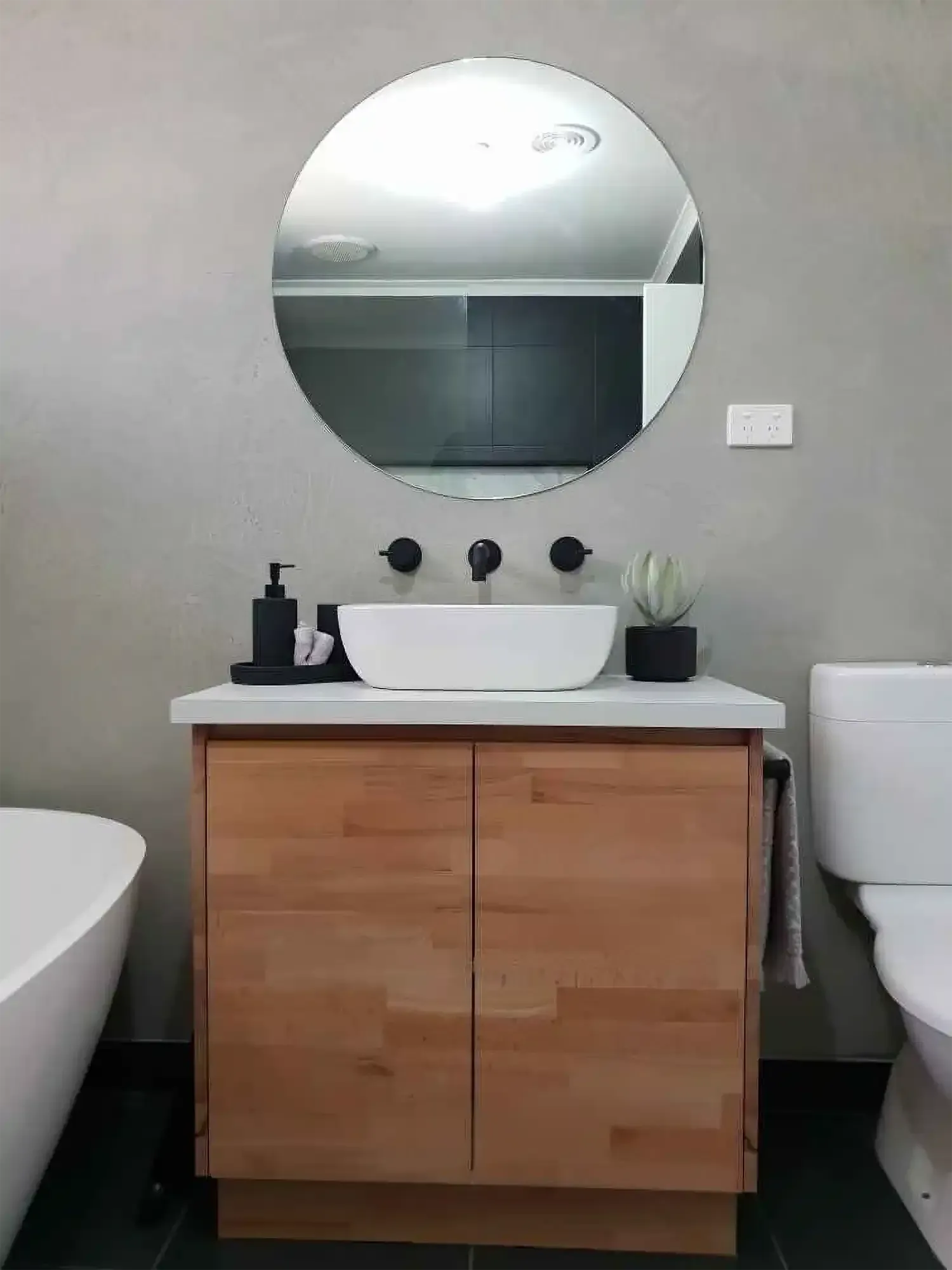 New bathroom cabinets by Creative Cabinetry Ballarat.