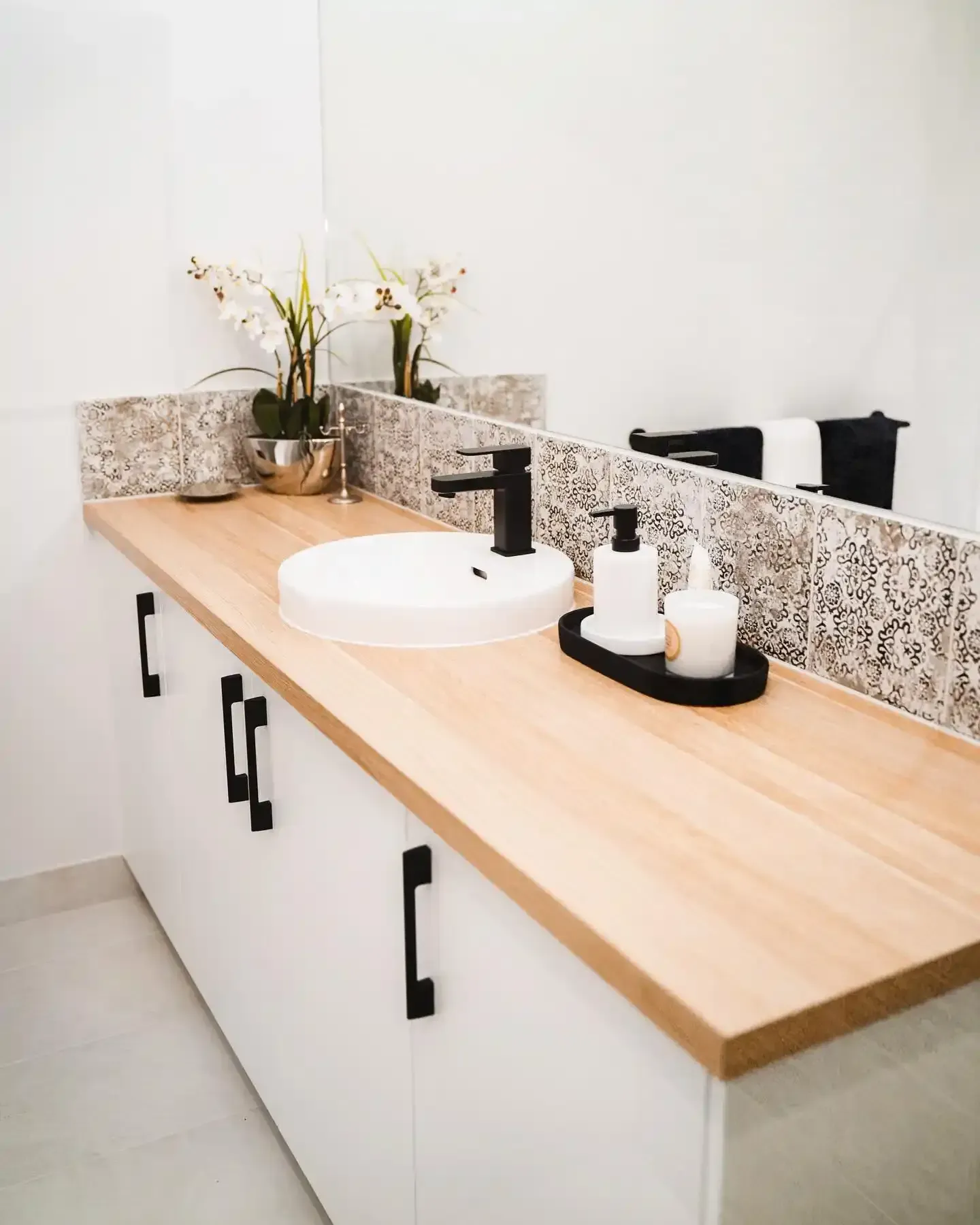 New bathroom cabinets by Creative Cabinetry Ballarat.