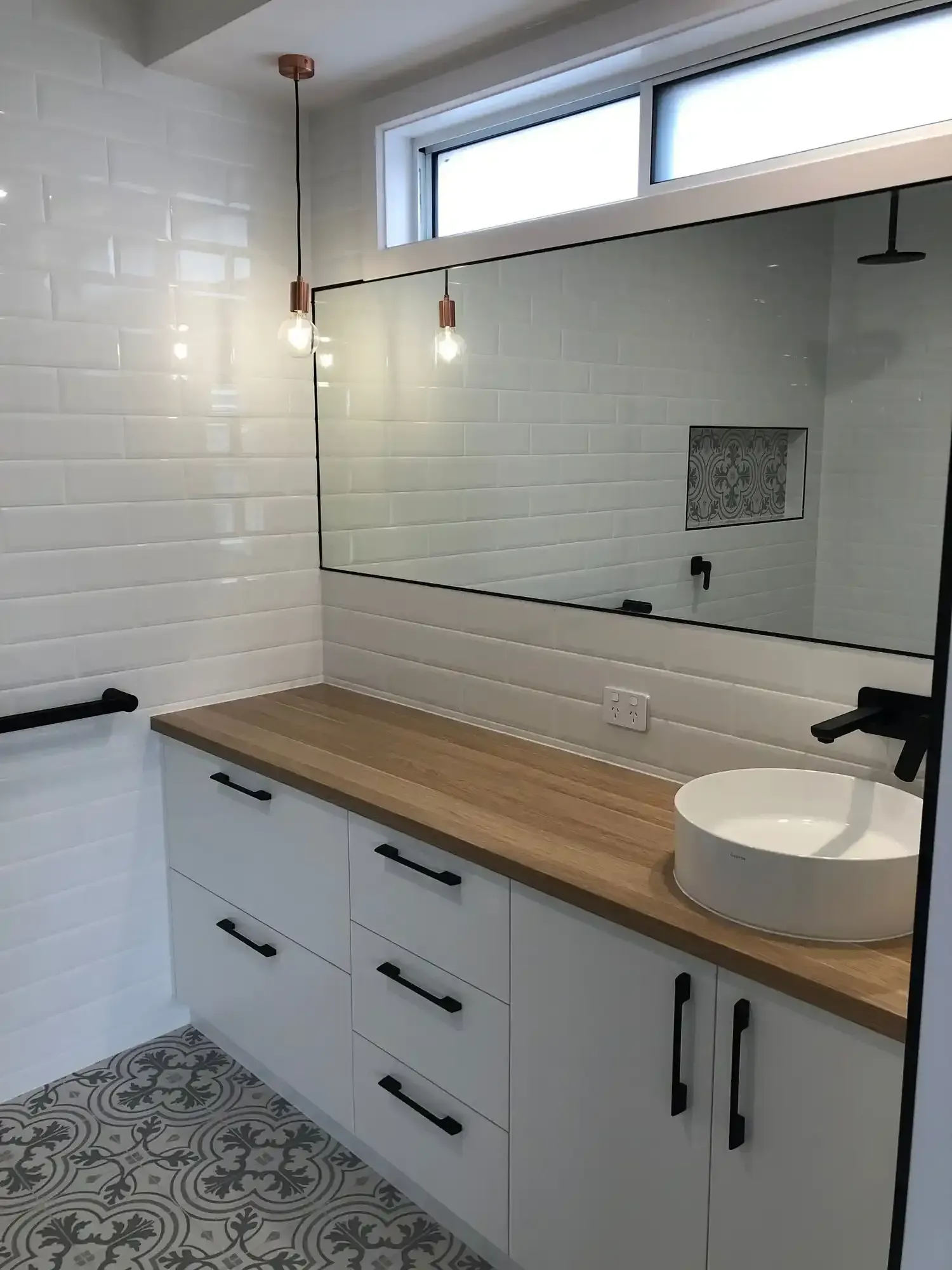 New bathroom cabinets by Creative Cabinetry Ballarat.