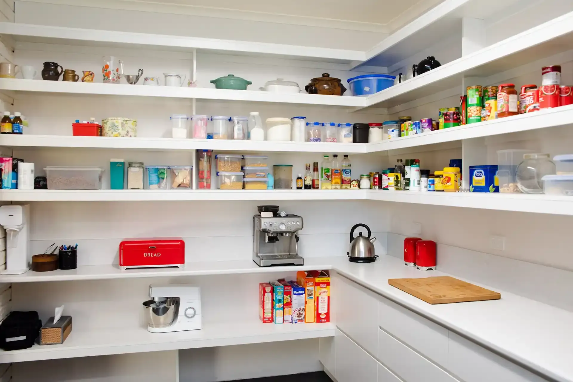 New pantry cabinets by Creative Cabinetry Ballarat.