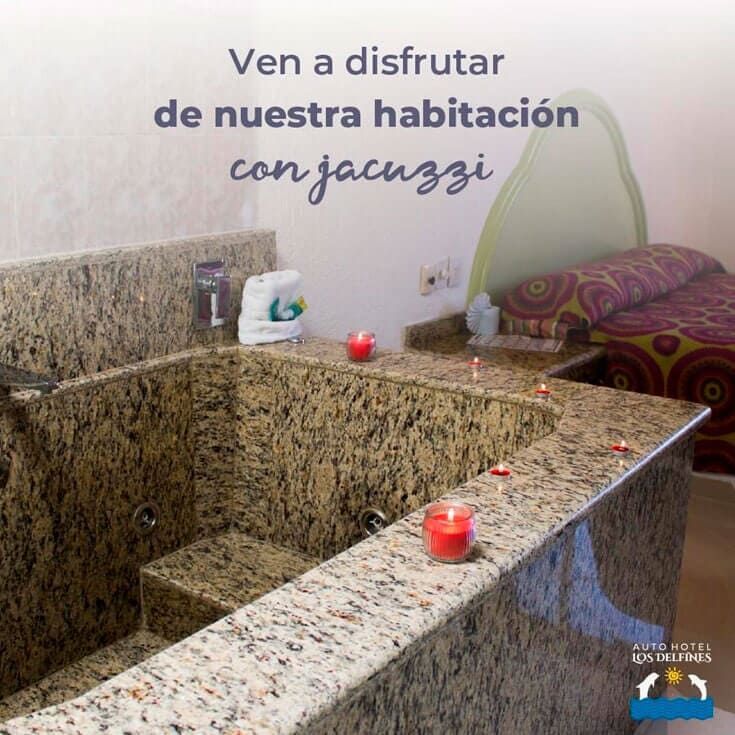 AUTO HOTEL LOS DELFINES - JACUZZI