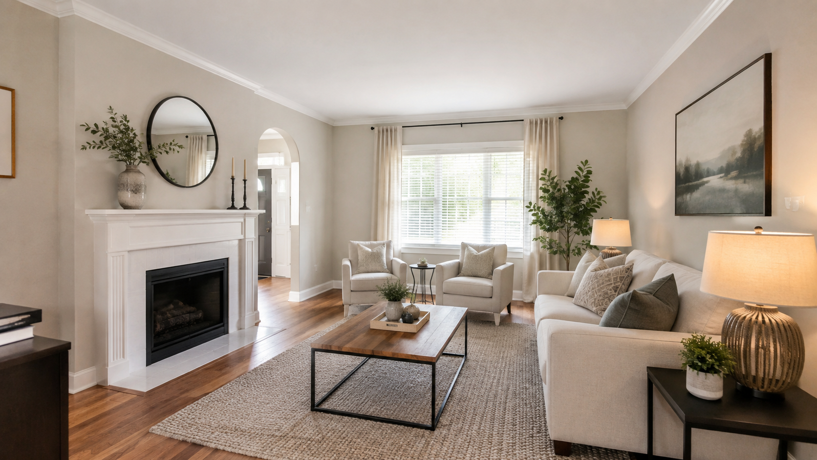 A nice modern livingroom