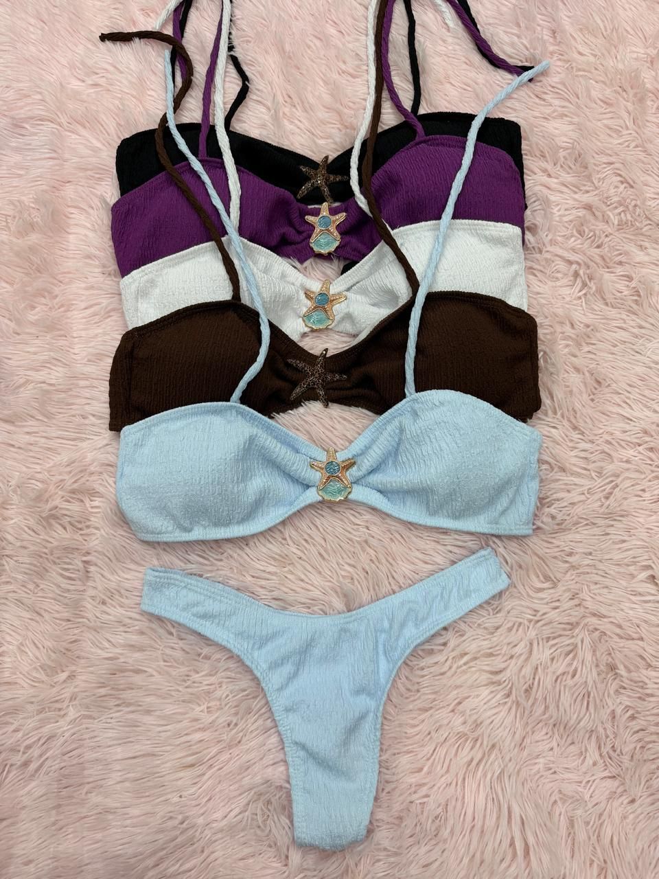 Bikini con avío estrella de mar