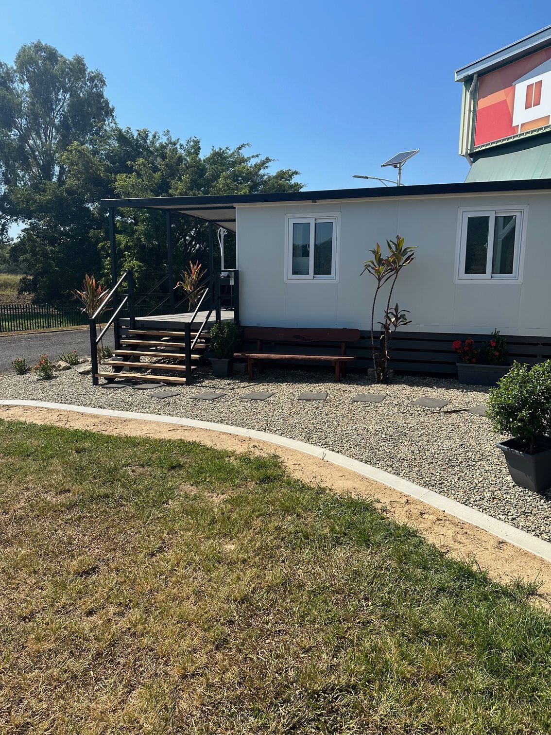 Side view of a tiny home - Professional Mobile Fabrication in Cairns