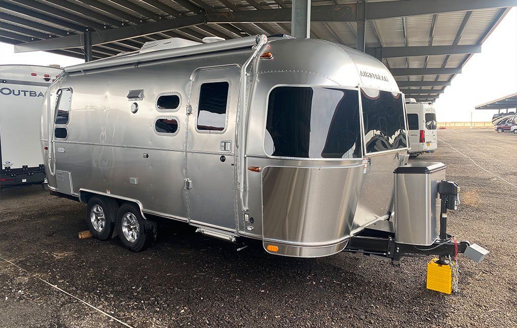 Airstream washed sealed and ready
