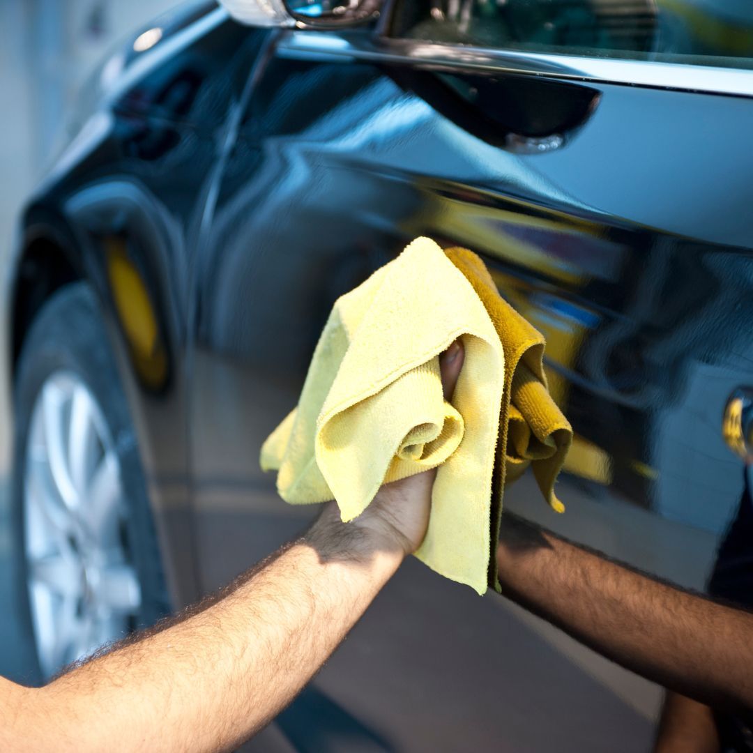 Yellow Microfiber Towel Detailing