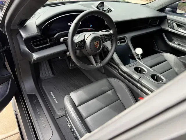 Porsche taycan interior detail boulder co