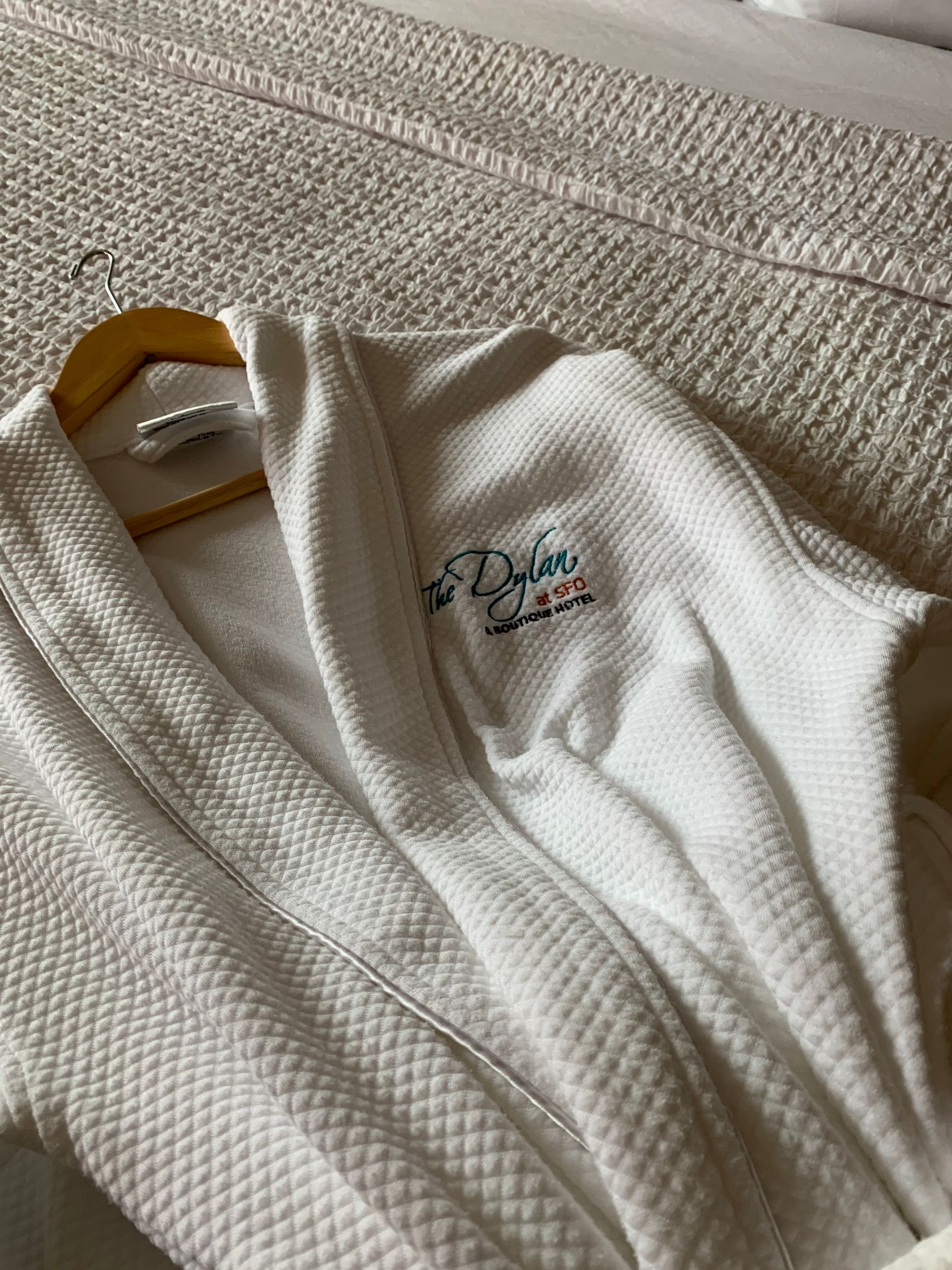 The Dylan Hotel at SFO - robes in deluxe rooms