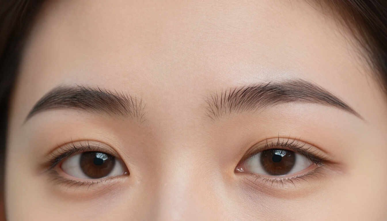 Perfectly shaped eyebrows