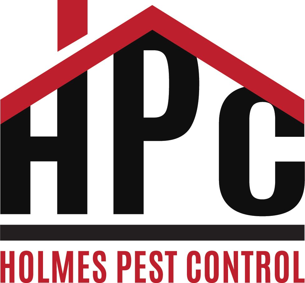 Logo for Holmes Pest Control: Black 