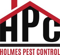 Logo for Holmes Pest Control: Black