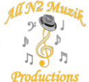 All N2 Muzik Productions logo with gold text, black fedora, treble clef, and musical notes on white background