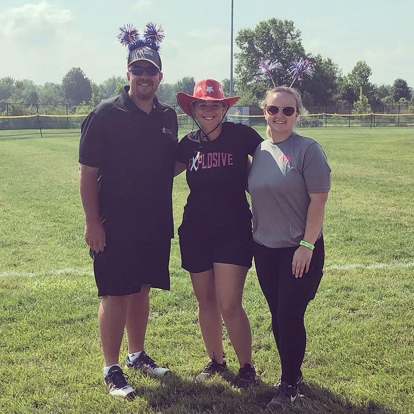 Three Explosive Fastpitch fans