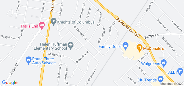 Map of business location