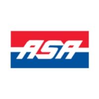 The ASA logo, featuring white, stylized 