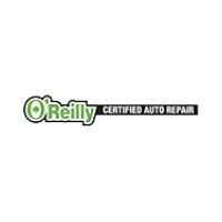 O'Reilly Certified Auto Repair logo in green and black text on a white background.