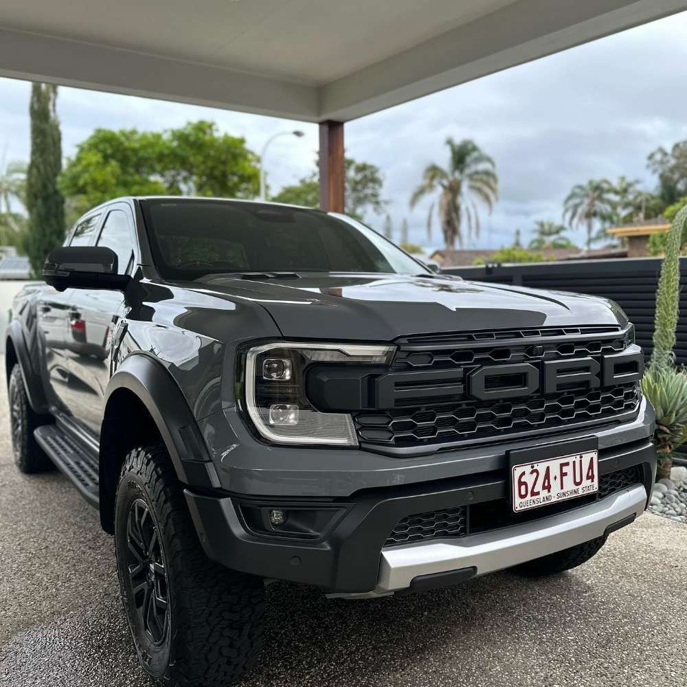 A Black Ford Truck Parked — Remedy Mobile Car Detailing in Gold Coast, QLD