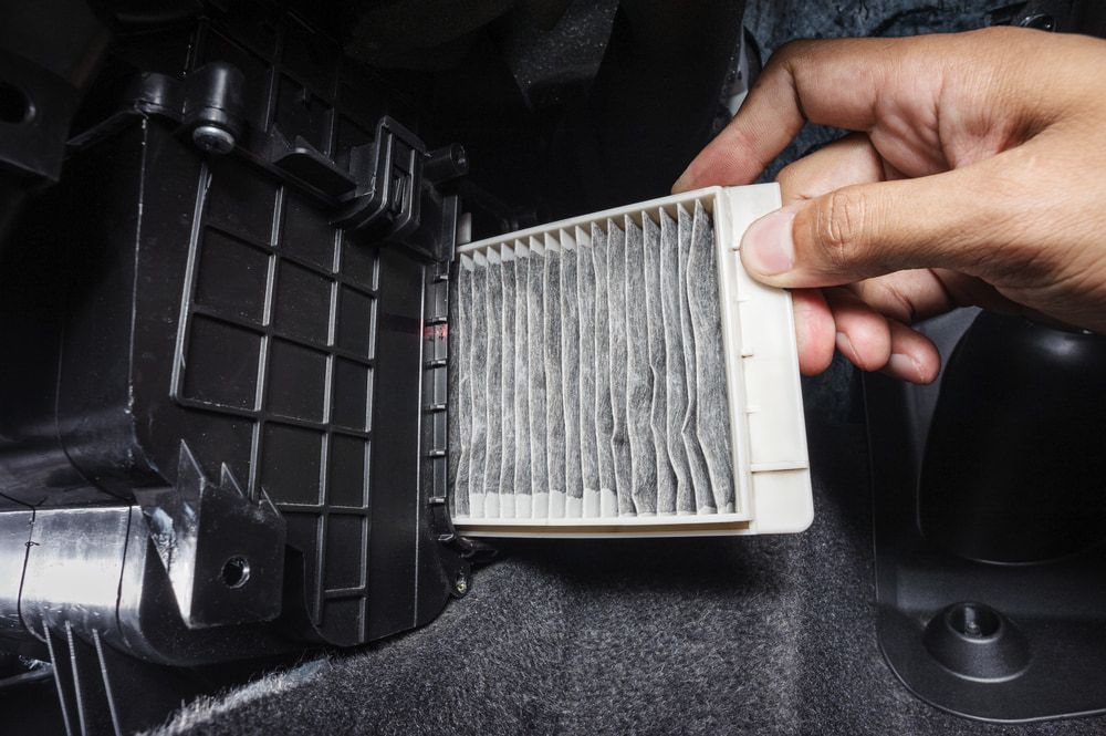 A Person is Holding a Filter in Their Hand in a Car — ANI Automotive in Long Jetty, NSW