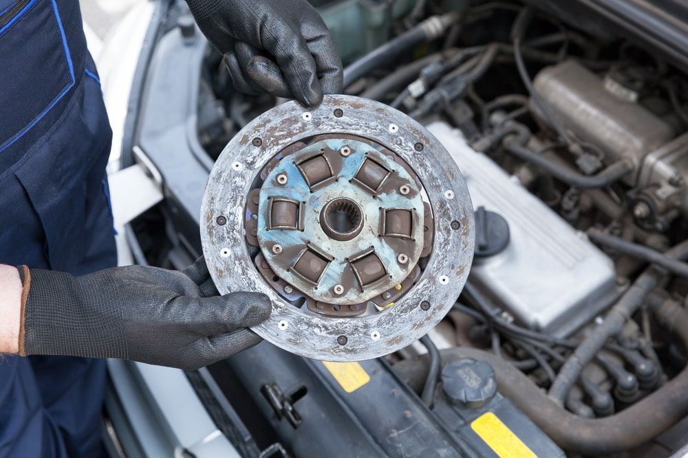 A Person is Holding a Clutch Disc — ANI Automotive in Long Jetty, NSW