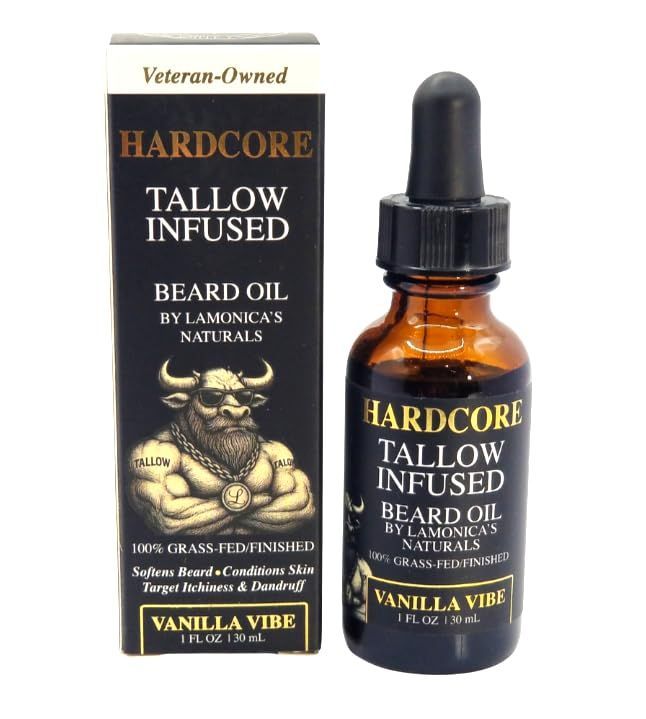 HARDCORE Beard Oil – Vanilla Vibe