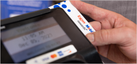Exxon Mobil rewards card