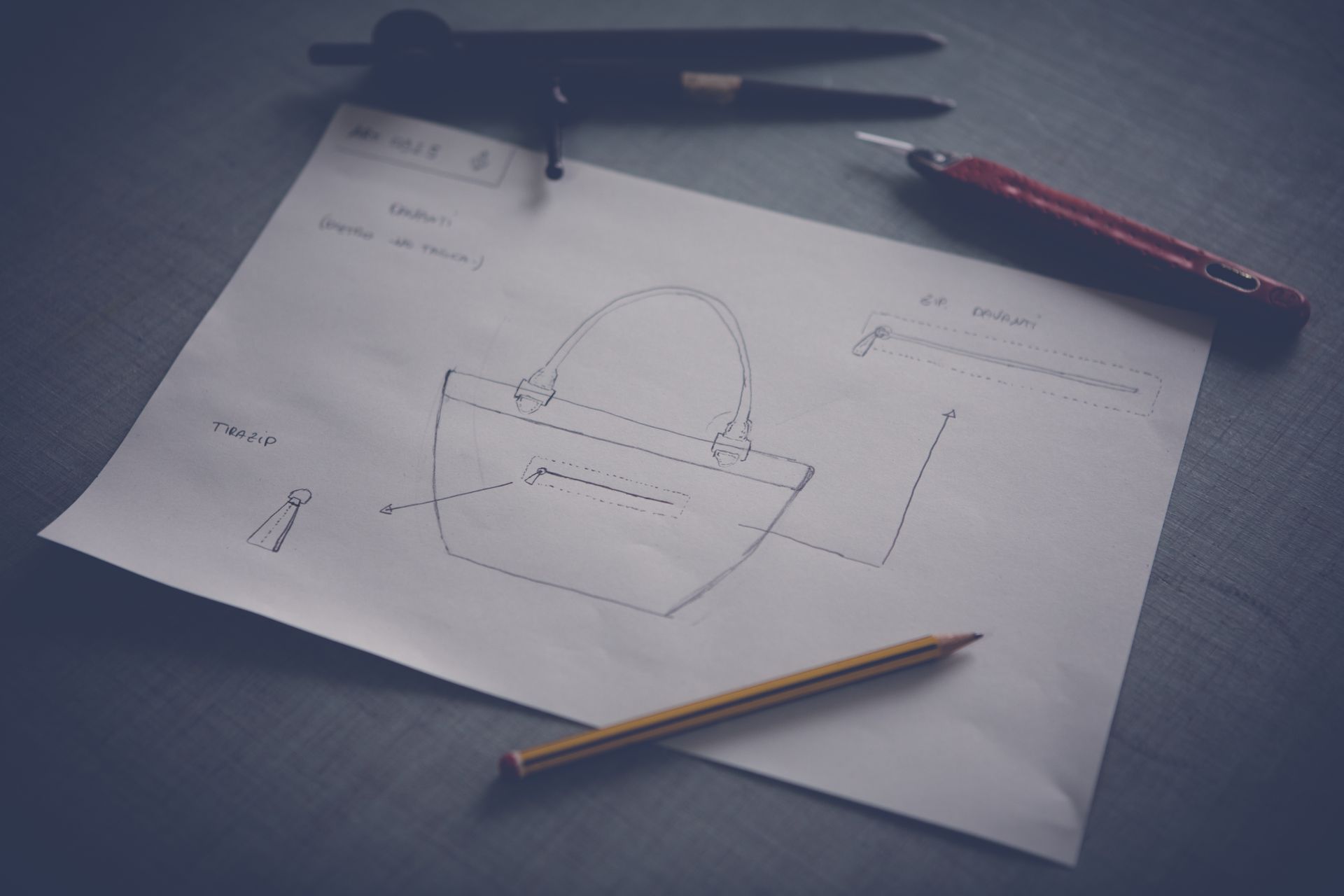 disegno borsa