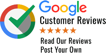 A google logo that says read our reviews post your own
